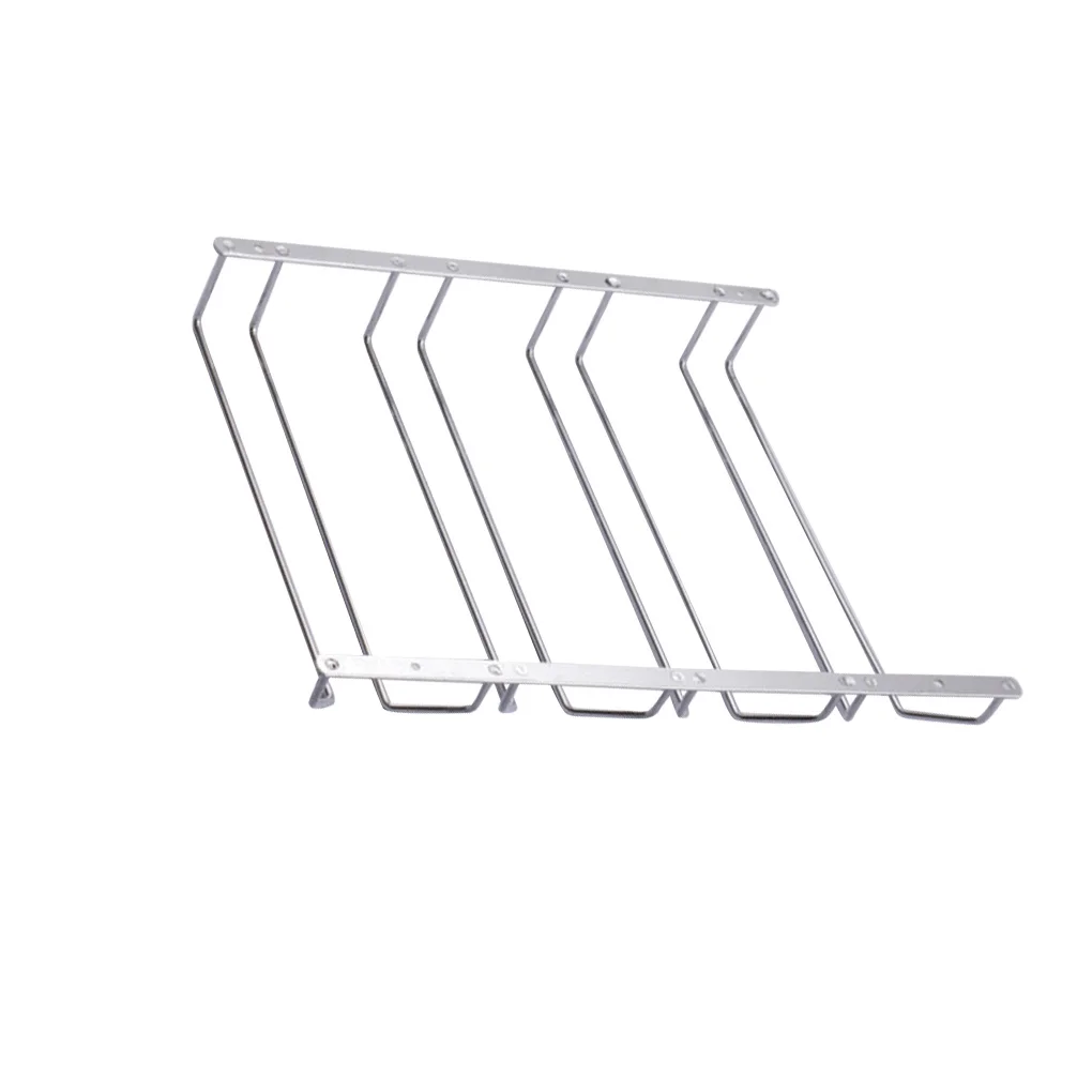 Hanging Wine Glass Cup Holder Metal Stemware Rack No Drilling Wine Glasses Organizer for Bar Cabinet
Hanging Wine Glass Cup Holder Metal Stemware Rack No Drilling Wine Glasses Organizer for Bar Cabinet