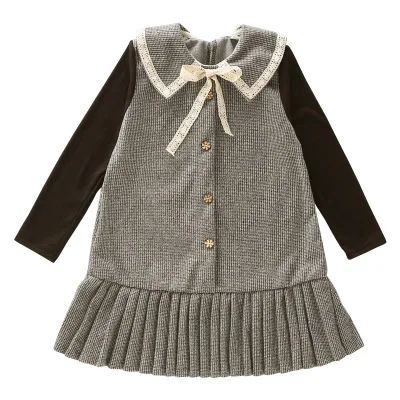Girls spring and autumn dresses spring new children's children's long-sleeved striped grid pleated princess baby dress tide
Girls spring and autumn dresses spring new children's children's long-sleeved striped grid pleated princess baby dress tide
