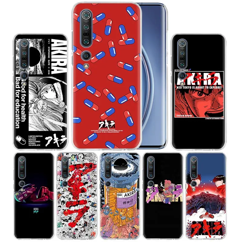 Чехол Akira Anime для Xiaomi Mi Note 10 Pro 9T 9 CC9 A3 A2 8 Lite 6X 10Youth 5G Poco X2 F1 F2Pro Жесткий Чехол|Бамперы| |