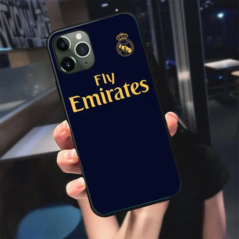 Real Madrid Club Phone Case For iphone 7 8 plus x xr xs 11 12 mini pro max black soft nax fundas cover
Real Madrid Club Phone Case For iphone 7 8 plus x xr xs 11 12 mini pro max black soft nax fundas cover