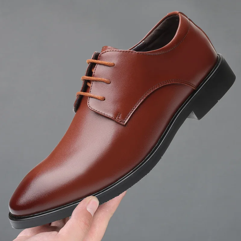 Latest Men's Business Shoes British Fashion Casual Shoes Men's Leather Shoes Men's Wedding Professional Business Dress Shoes
Latest Men's Business Shoes British Fashion Casual Shoes Men's Leather Shoes Men's Wedding Professional Business Dress Shoes