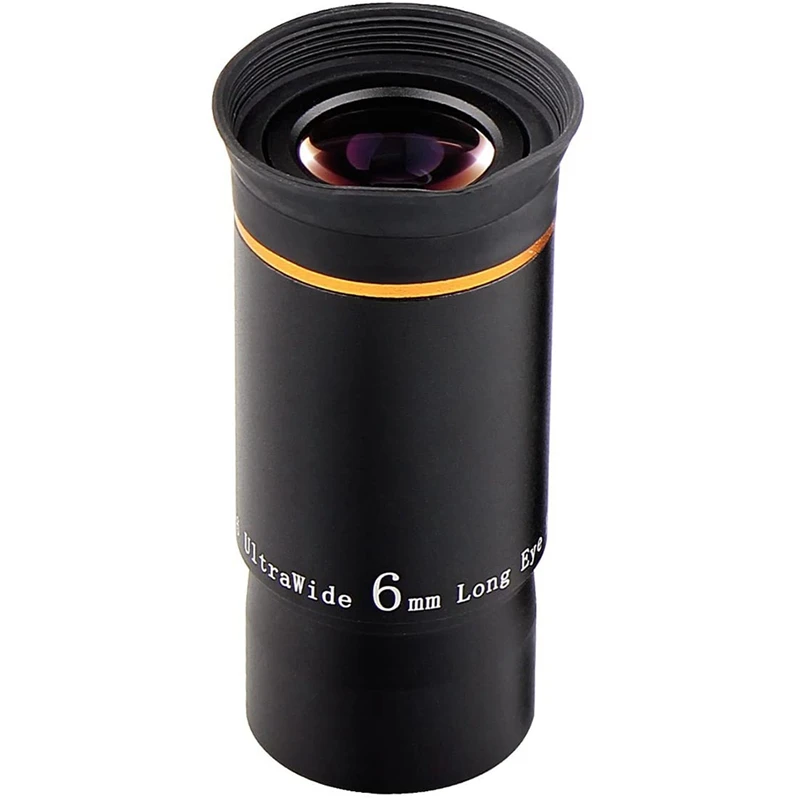 Telescope Eyepiece,1.25 Inches Telescope Accessories Set 66 Degree Ultra Wide Angle HD 6mm for Astronomy Telescope
Telescope Eyepiece,1.25 Inches Telescope Accessories Set 66 Degree Ultra Wide Angle HD 6mm for Astronomy Telescope