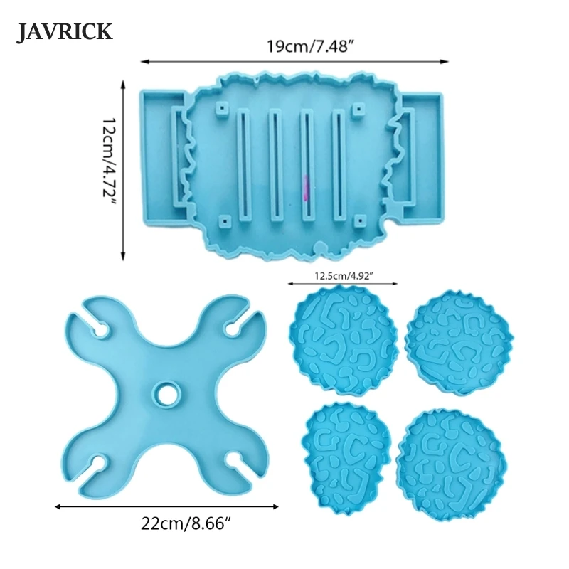 6 Pcs/Set Wine Rack Epoxy Resin Molds Cup Holder Coaster Silicone Mold DIY Handmade Crafts Home Decoration Jewelry Making Kit
6 Pcs/Set Wine Rack Epoxy Resin Molds Cup Holder Coaster Silicone Mold DIY Handmade Crafts Home Decoration Jewelry Making Kit