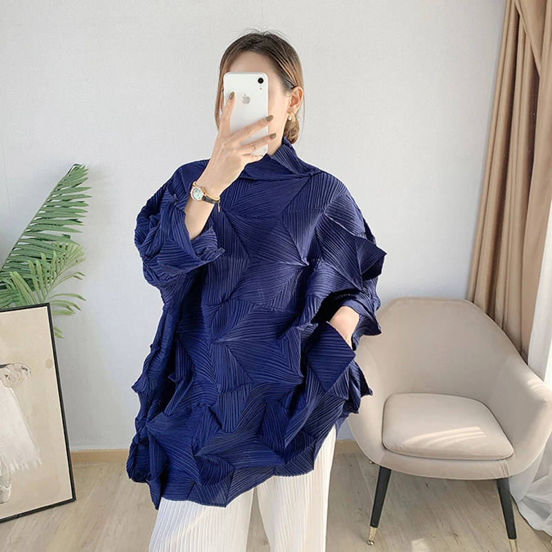Fall 2021 New Pleated Diamond Pleated Top White Messy Pleated Wide Version T-shirt Loose Large Size Mid-length Fashion Top
Fall 2021 New Pleated Diamond Pleated Top White Messy Pleated Wide Version T-shirt Loose Large Size Mid-length Fashion Top