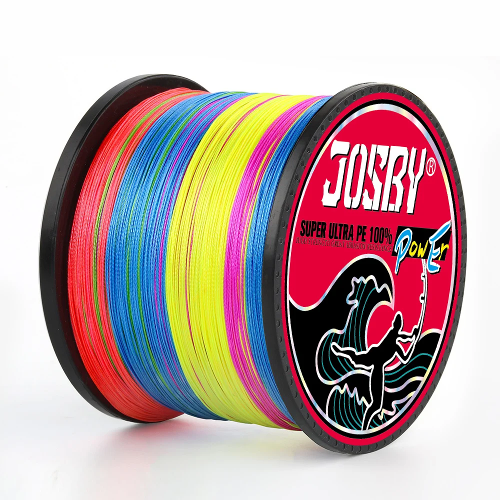 JOSBY Braided Fishing Line 8 Strands 500M 300M 200M 150M 100M Threads PE Multifilament Durable Multicolor Carp fishing Wire
JOSBY Braided Fishing Line 8 Strands 500M 300M 200M 150M 100M Threads PE Multifilament Durable Multicolor Carp fishing Wire