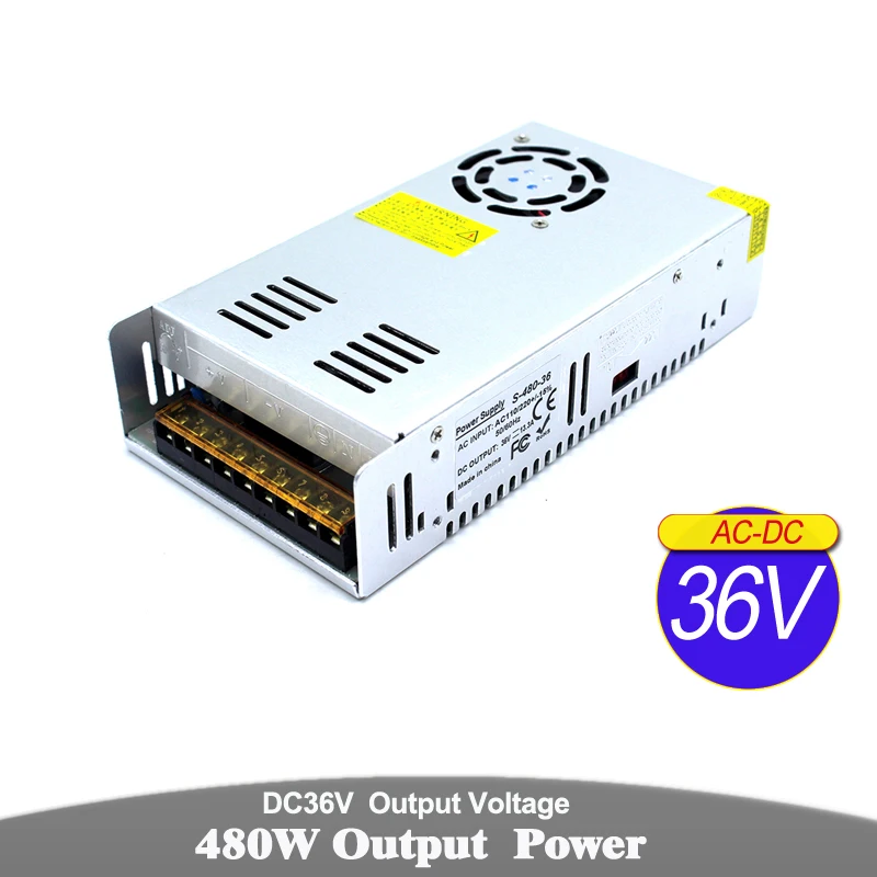 Источник питания 12 В 13 8 18 в 24 28 30 36 42 48 60 480 Вт трансформаторы 220 110 AC-DC SMPS для CCTV лампы
