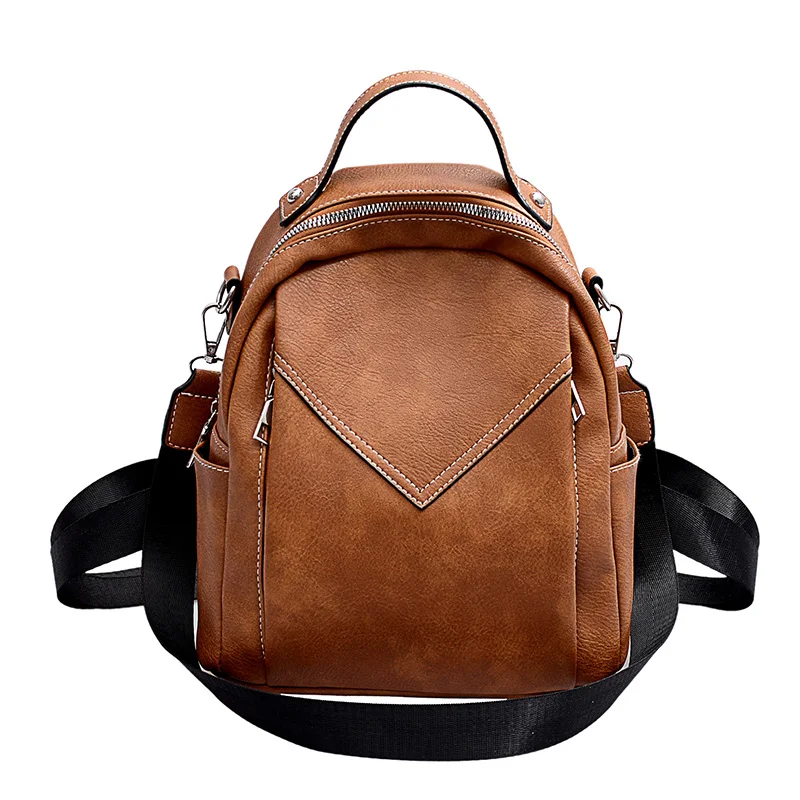 Solid Color PU Leather Backpacks For Women 2020 Fashion Female Small Backpack Lady Back Pack For School Teenagers Girls
Solid Color PU Leather Backpacks For Women 2020 Fashion Female Small Backpack Lady Back Pack For School Teenagers Girls