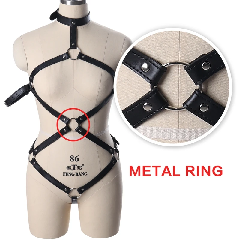 Cosplay Women's Sexy Leather Harness Set Restraint Neck Adjustable Collar Restraint Body Corset Underwear Tied Arm Belt
Cosplay Women's Sexy Leather Harness Set Restraint Neck Adjustable Collar Restraint Body Corset Underwear Tied Arm Belt