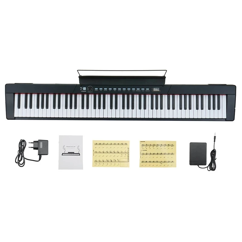 88 Keys Portable Full Pack Digital Piano Standard Velocitys Keyboard Professional Edition Electronic Piano Musical Gift Adult
88 Keys Portable Full Pack Digital Piano Standard Velocitys Keyboard Professional Edition Electronic Piano Musical Gift Adult
