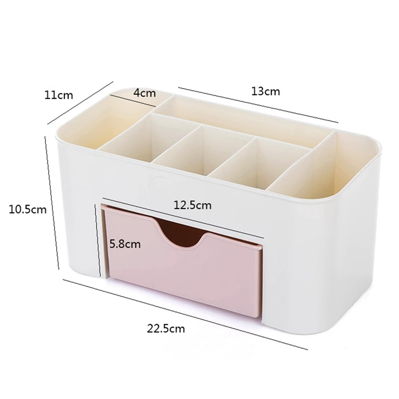 Multi-functional Desktop Organizer Drawer Plastic 6 Grid Cosmetics Jewelry Storage Box Case Stationery Container Pen Holder 
Multi-functional Desktop Organizer Drawer Plastic 6 Grid Cosmetics Jewelry Storage Box Case Stationery Container Pen Holder