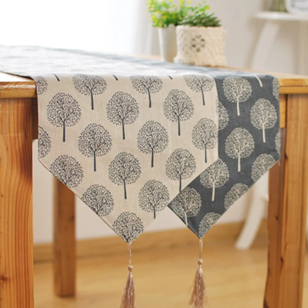 Modern Tree Pattern Table Runner Cotton Linen Table Cover Track On The Table Chirstmas Party Wedding Decor Crafts Table Map
Modern Tree Pattern Table Runner Cotton Linen Table Cover Track On The Table Chirstmas Party Wedding Decor Crafts Table Map