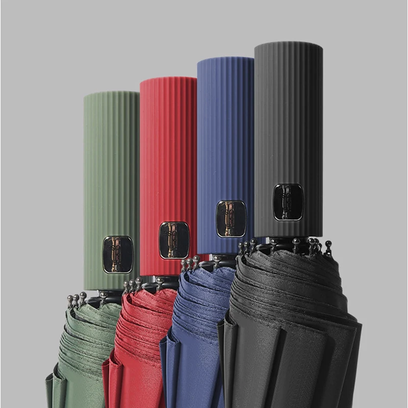 12 Ribs Full Automatic Business Umbrella Three Folding Male Female Parasol Umbrella Rain Women Windproof Anti-UV Umbrella Men
12 Ribs Full Automatic Business Umbrella Three Folding Male Female Parasol Umbrella Rain Women Windproof Anti-UV Umbrella Men
