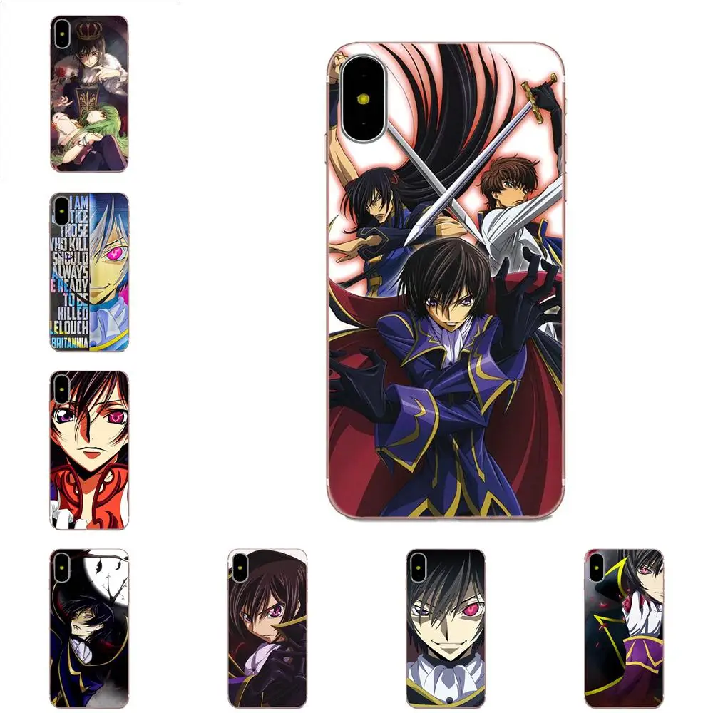 Тонкая кожа с аниме кодом Geass Lelouch для HTC Desire 530 626 628 630 816 820 One A9 M7 M8 M9 M10 E9 U11 U12 Life Plus |