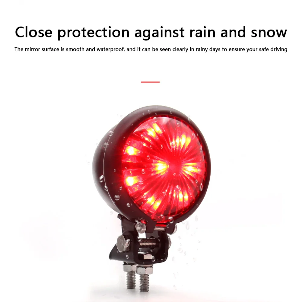12V Retro Cruiser Motorcycle LED Tail Light Waterproof Metal Shell Brake Lamp Dual Motorbike Taillight Rear Lamp
12V Retro Cruiser Motorcycle LED Tail Light Waterproof Metal Shell Brake Lamp Dual Motorbike Taillight Rear Lamp
