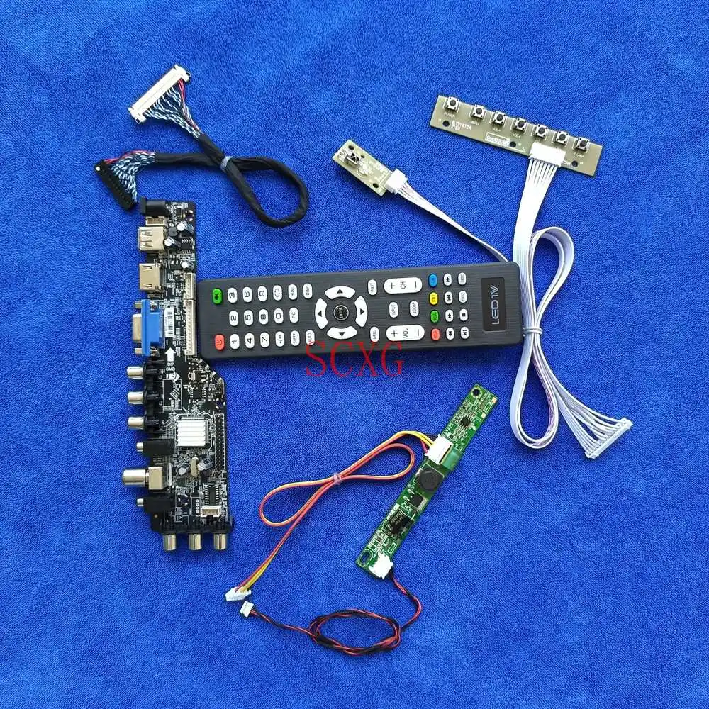 Fit HM200WD1/LM200WD3/LM200WD4 VGA USB HDMI-compatible LED LCD 30-Pin LVDS KIT 1600*900 Display controller board Signal Digital
Fit HM200WD1/LM200WD3/LM200WD4 VGA USB HDMI-compatible LED LCD 30-Pin LVDS KIT 1600*900 Display controller board Signal Digital