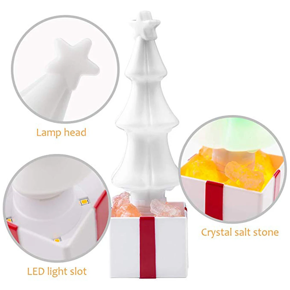 LED Christmas Light Tree Salt Lamp Color-Changing Night Light Christmas Decoration Light For Home Fairy Lights
LED Christmas Light Tree Salt Lamp Color-Changing Night Light Christmas Decoration Light For Home Fairy Lights