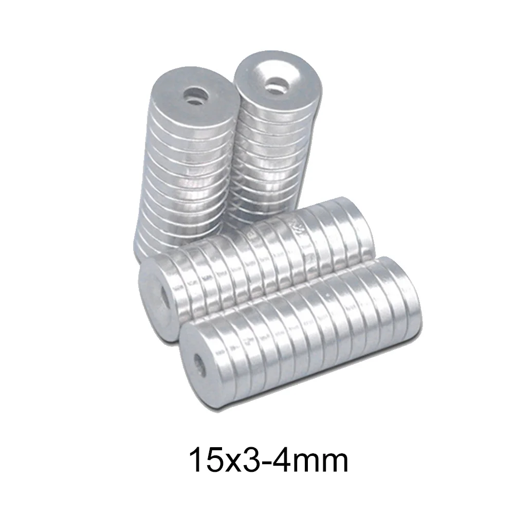 Неодимовый магнит маленькие круглые потайные магниты 15 х3 4 мм диаметр 10-150 шт. |