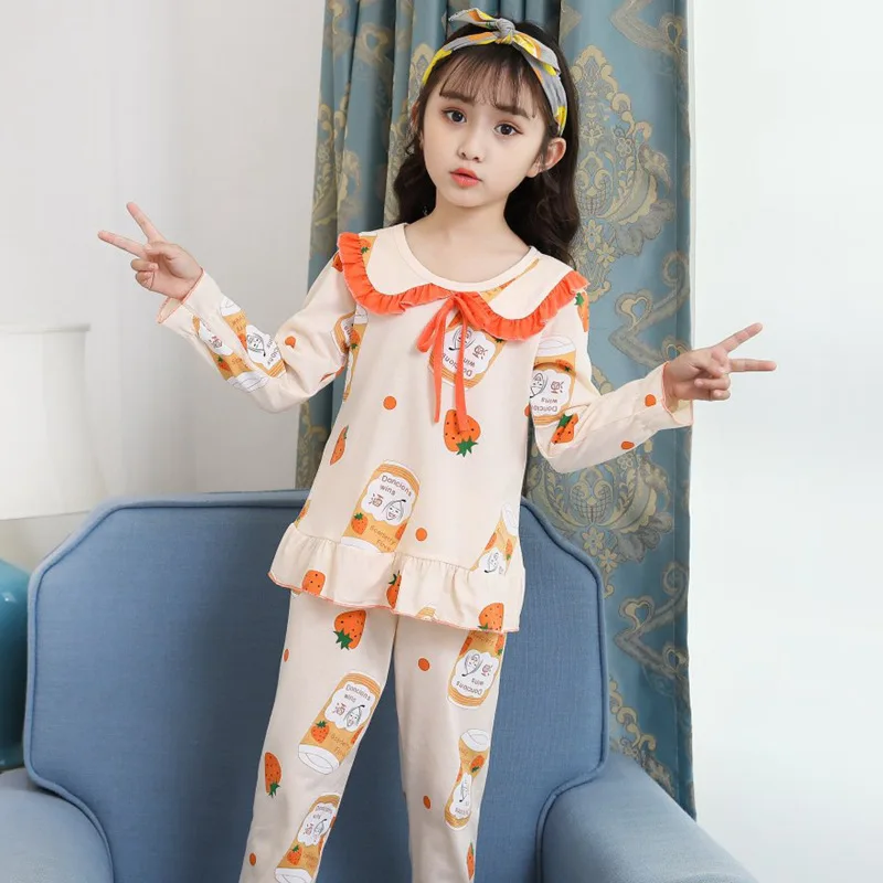 2pcs/set Lovely Cartoon Pajamas For Baby Girls Long Sleeve Butterfly Ruffles Sleepwear Cotton Homewear Child Girls Home Clothes
2pcs/set Lovely Cartoon Pajamas For Baby Girls Long Sleeve Butterfly Ruffles Sleepwear Cotton Homewear Child Girls Home Clothes