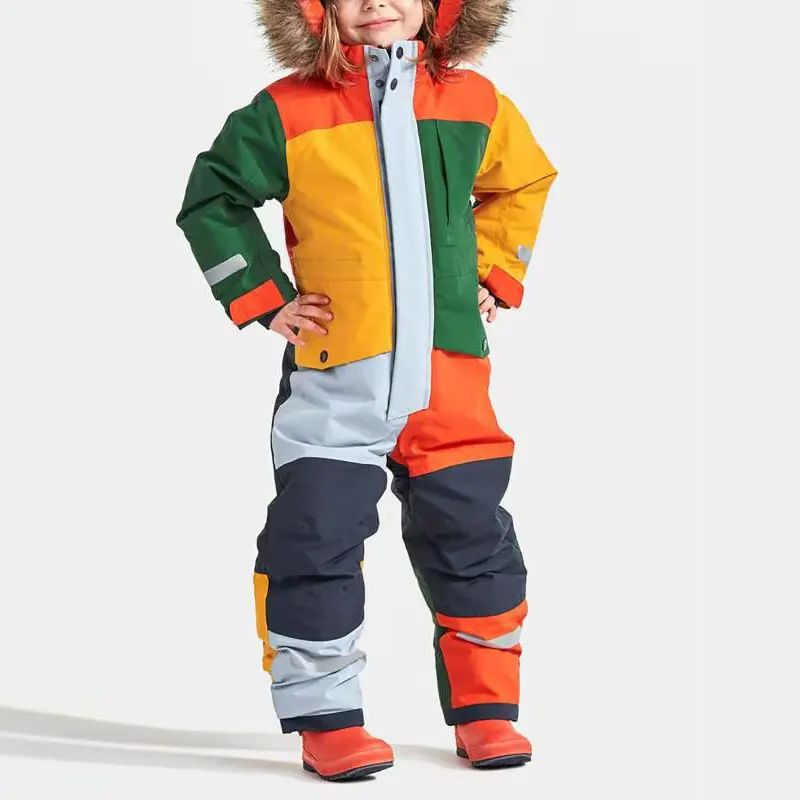 Детский лыжный комбинезон костюм для мальчиков и девочек на осень зиму