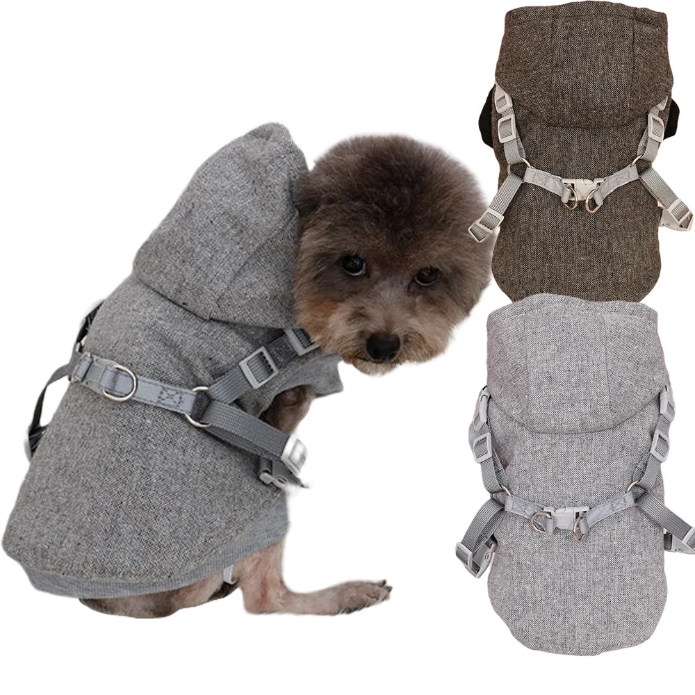 Autumn Winter Dog Hoodie with Traction Buckle Small Dog Cotton Vest Fleece Coat Winter Dog Jacket Clothes for Pets Chihuahua
Autumn Winter Dog Hoodie with Traction Buckle Small Dog Cotton Vest Fleece Coat Winter Dog Jacket Clothes for Pets Chihuahua