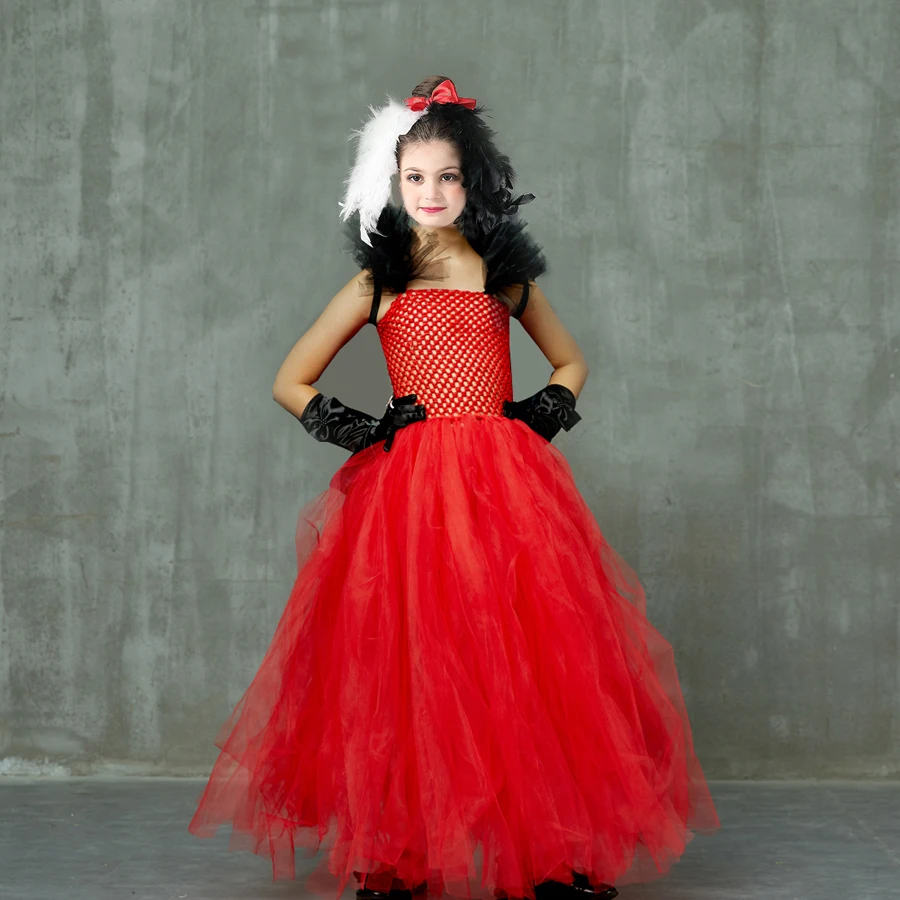 Cruella Princess Dresses Halloween Costumes Purim Carnival Disguise Clothes Girls Party Dress Robe Vestidos Carnival Disguise
Cruella Princess Dresses Halloween Costumes Purim Carnival Disguise Clothes Girls Party Dress Robe Vestidos Carnival Disguise