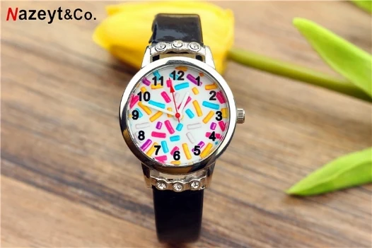 New fashion cute candy bar children colorful belt watch students Christmas holiday gift watch
New fashion cute candy bar children colorful belt watch students Christmas holiday gift watch
