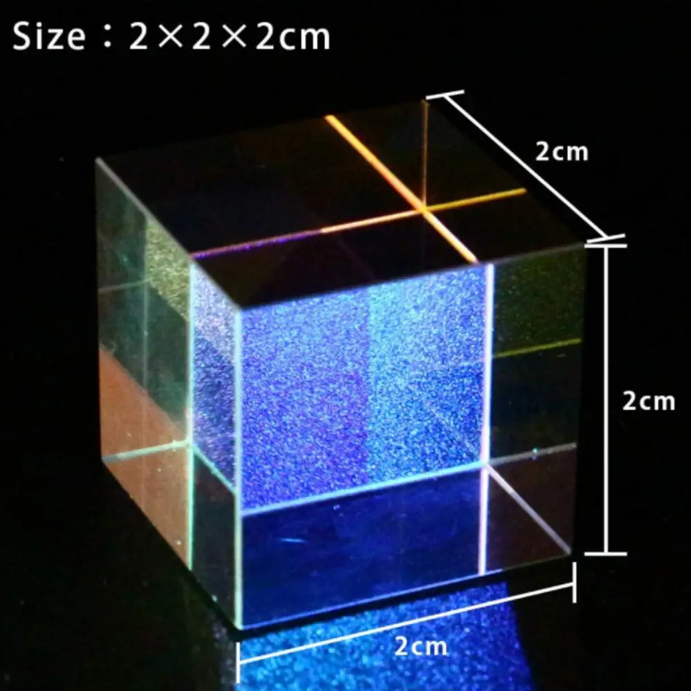 2pcs Optic Prism Six-Sided Bright Light Combine Cube Prism Stained Glass Beam Splitting Prism Optical Experiment Instrument
2pcs Optic Prism Six-Sided Bright Light Combine Cube Prism Stained Glass Beam Splitting Prism Optical Experiment Instrument