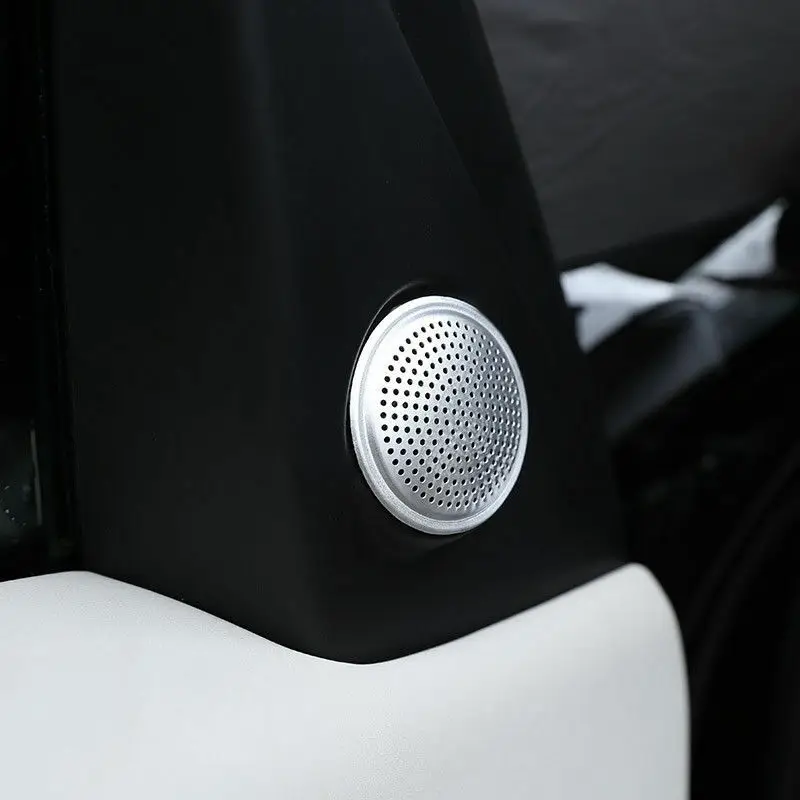 1 Set=2 Pcs Aluminum alloy Stereo Speaker Cover Trim For Land Rover Discovery 5 2017 Car Accessories
1 Set=2 Pcs Aluminum alloy Stereo Speaker Cover Trim For Land Rover Discovery 5 2017 Car Accessories