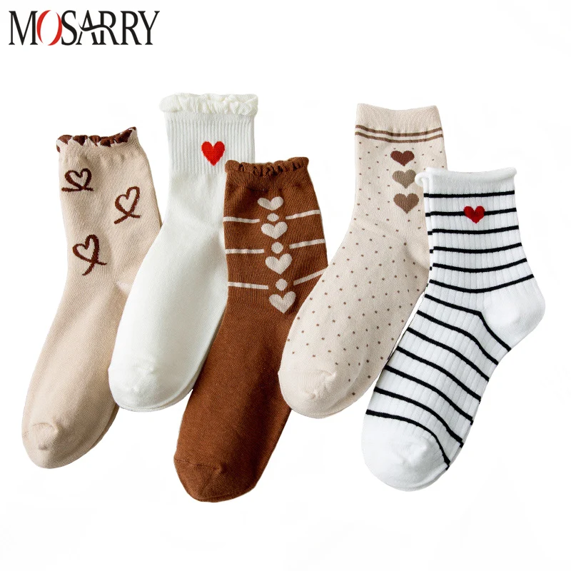 3 Pairs/Set Autumn Women Socks Fashion Love Comfortable Korea Fashion Spring Cotton Female Ankel Socks
3 Pairs/Set Autumn Women Socks Fashion Love Comfortable Korea Fashion Spring Cotton Female Ankel Socks