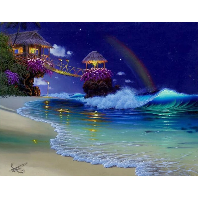 Full Drill Square Diy Diamond Painting Seaside Reef House Diamond Embroidery Picture Wall Paintings For Living Room
Full Drill Square Diy Diamond Painting Seaside Reef House Diamond Embroidery Picture Wall Paintings For Living Room