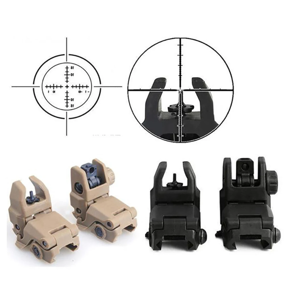Flip Up Front Rear Sight Folding Backup Sights BuiS Set Tactical Hunting Optical Sight Accessories
Flip Up Front Rear Sight Folding Backup Sights BuiS Set Tactical Hunting Optical Sight Accessories