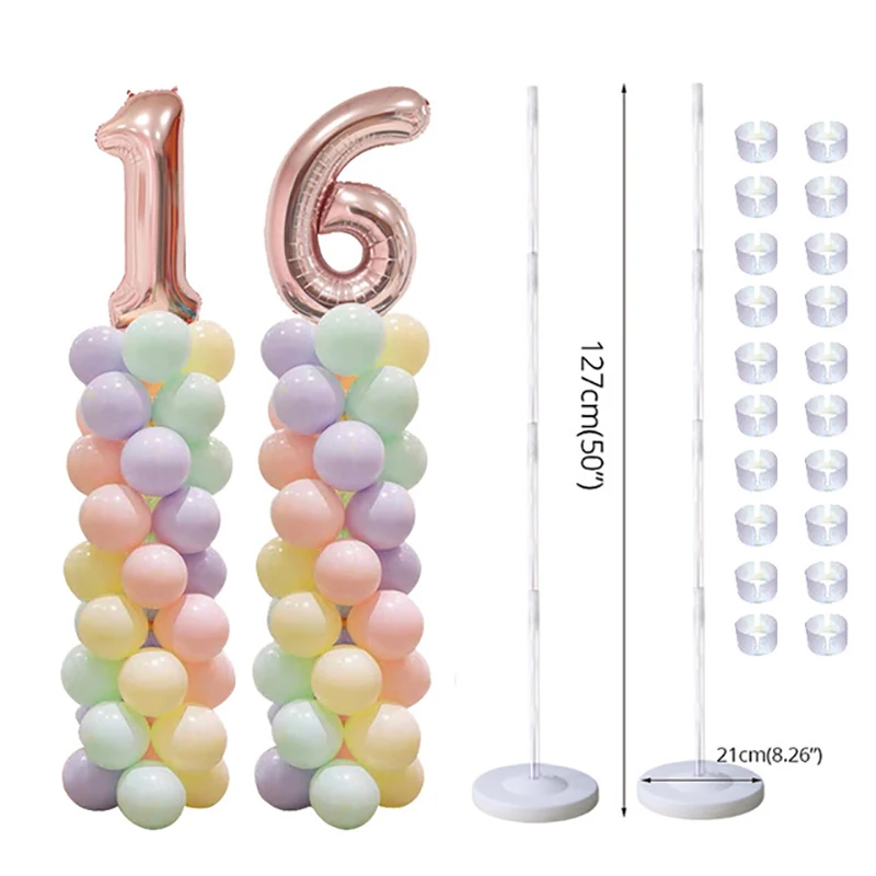1/2Set Balloon arches Balloons hoop stand Wedding decoration baloon holder column Baby shower Balons garland Birthday party deco
1/2Set Balloon arches Balloons hoop stand Wedding decoration baloon holder column Baby shower Balons garland Birthday party deco