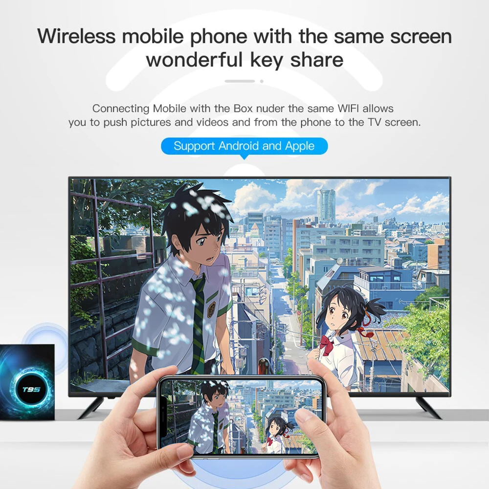 NEW T95 Smart android TV Box Android 10.0 Youtube HD 6K Android TV Box Google Voice Assistant TTVXO Smart TV Box Android 10
NEW T95 Smart android TV Box Android 10.0 Youtube HD 6K Android TV Box Google Voice Assistant TTVXO Smart TV Box Android 10
