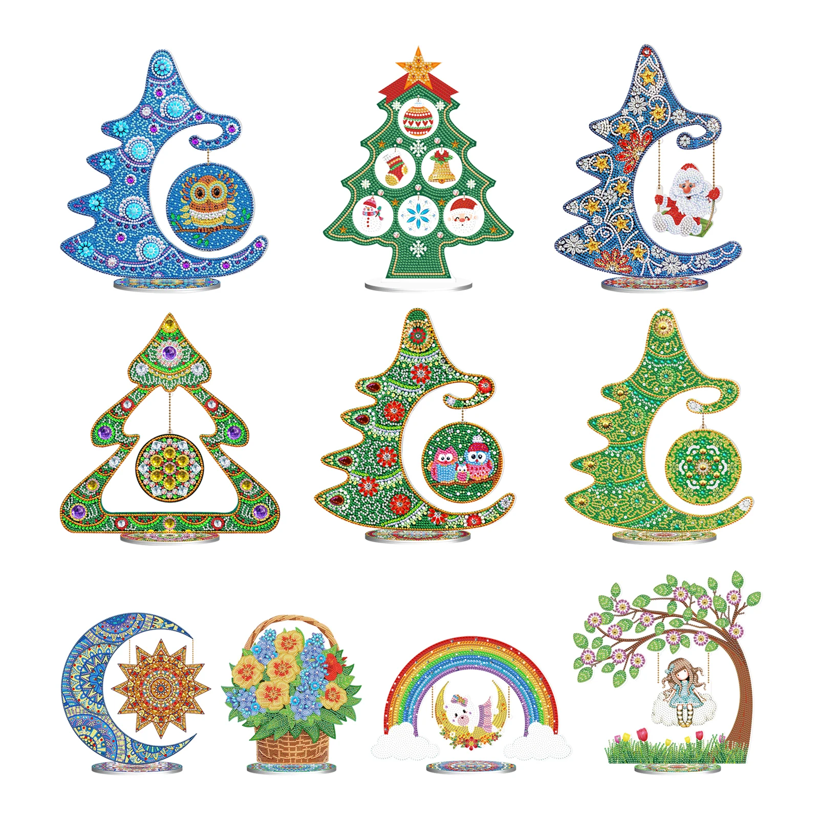 New 5d Diamond Painting Diy Desktop Ornaments Christmas Decorations Christmas Tree Handmade Art Diamond Painting Christmas Gifts
New 5d Diamond Painting Diy Desktop Ornaments Christmas Decorations Christmas Tree Handmade Art Diamond Painting Christmas Gifts
