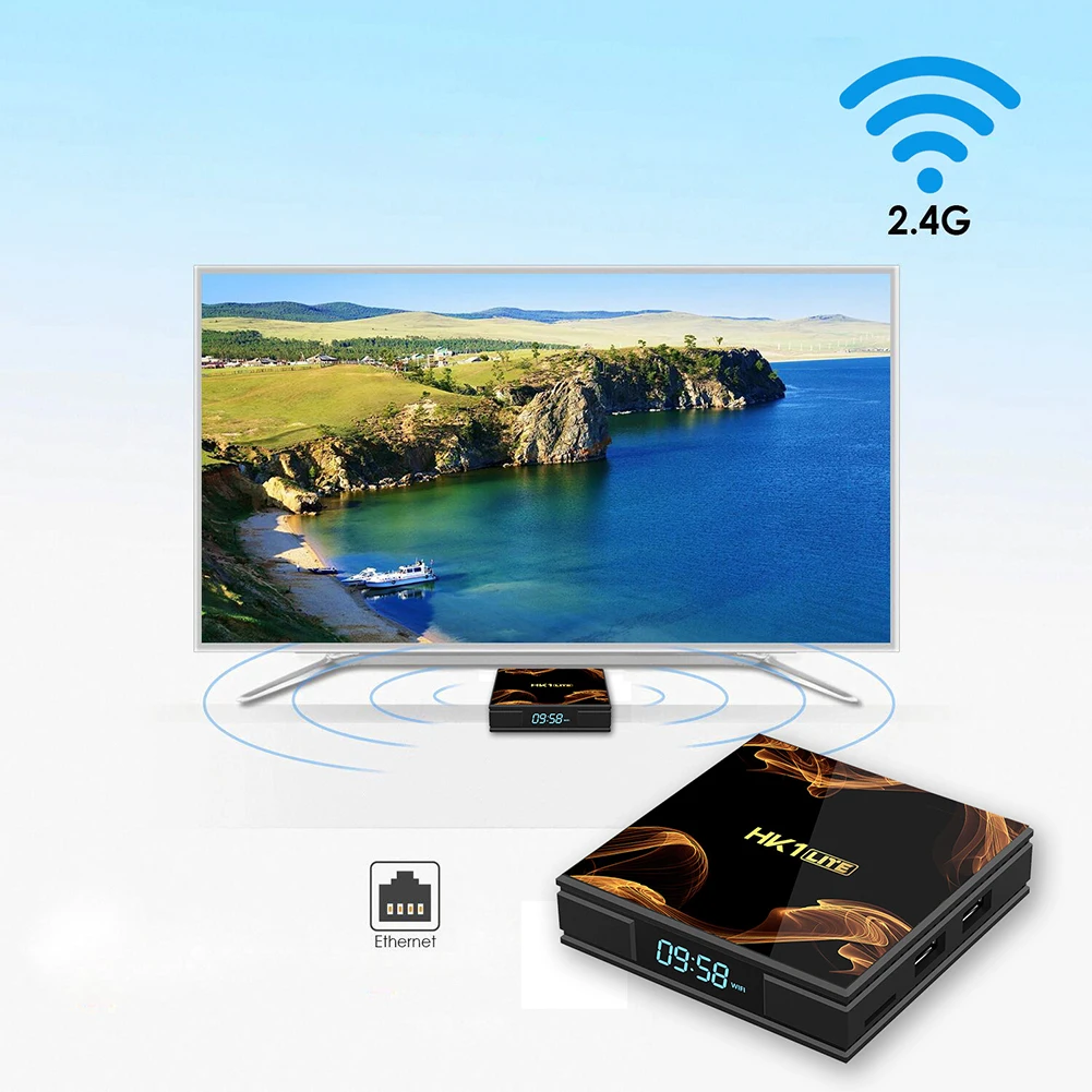 2021 Smart Android 10.0 TV Box Amlogic RK3318 Quad Core2.4G e 5G Dual-Band Wifi Ethernet 100M 4K Eull Hd Youtube Set Top Box
2021 Smart Android 10.0 TV Box Amlogic RK3318 Quad Core2.4G e 5G Dual-Band Wifi Ethernet 100M 4K Eull Hd Youtube Set Top Box