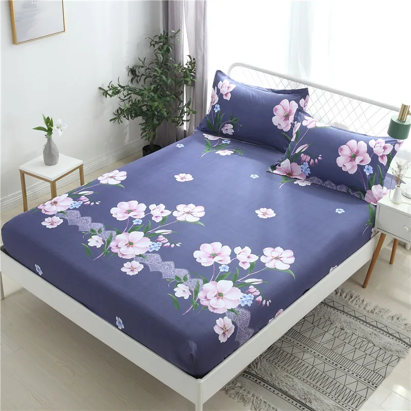 Elastic Fitted Sheet Home Bed Sheets No Pillowcase 1 Pcs Printed Polyester Mattress Covers Full Queen Size 150x200 180x200cm
Elastic Fitted Sheet Home Bed Sheets No Pillowcase 1 Pcs Printed Polyester Mattress Covers Full Queen Size 150x200 180x200cm