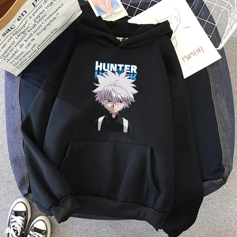 2021 Fashion Hunter X Hunter Killua Leorio Kurapika Gon Hisoka Hooded Hoodie Long Sleeve Pullover Sweatshirt for Women Men
2021 Fashion Hunter X Hunter Killua Leorio Kurapika Gon Hisoka Hooded Hoodie Long Sleeve Pullover Sweatshirt for Women Men