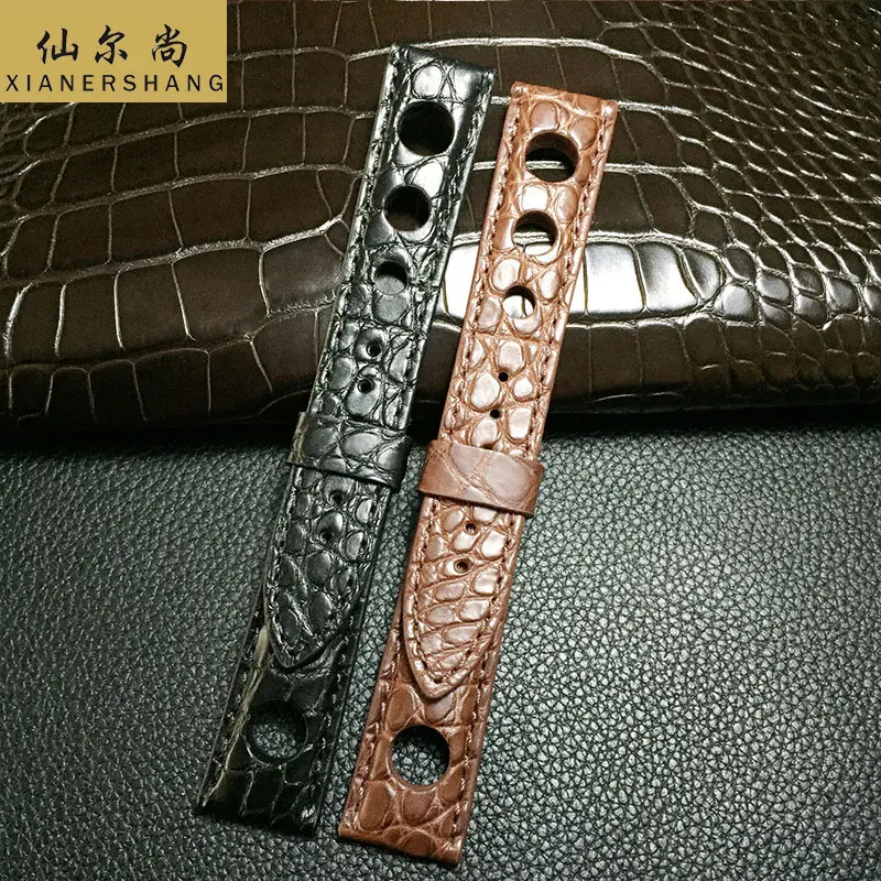 New Alligator Watch Band Custom Universal Watchbands Men Women Handmade Genuine Leather Belt 20MM 22MM 24MM Crocodile Skin Strap
New Alligator Watch Band Custom Universal Watchbands Men Women Handmade Genuine Leather Belt 20MM 22MM 24MM Crocodile Skin Strap
