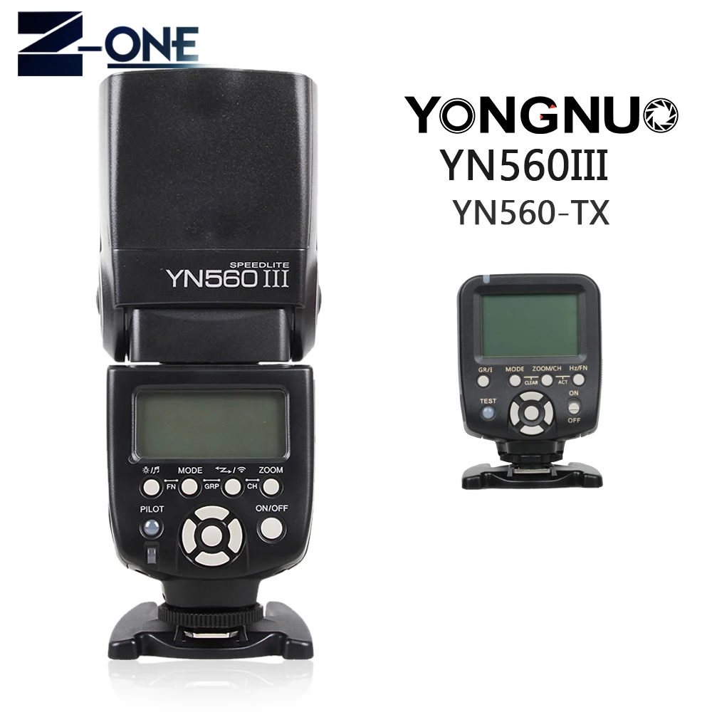 YONGNUO YN560III YN560-III YN560 III Wireless Flash Speedlite Speedlight For Canon Nikon Olympus Pentax Fuji Sony DSLR Camera
YONGNUO YN560III YN560-III YN560 III Wireless Flash Speedlite Speedlight For Canon Nikon Olympus Pentax Fuji Sony DSLR Camera