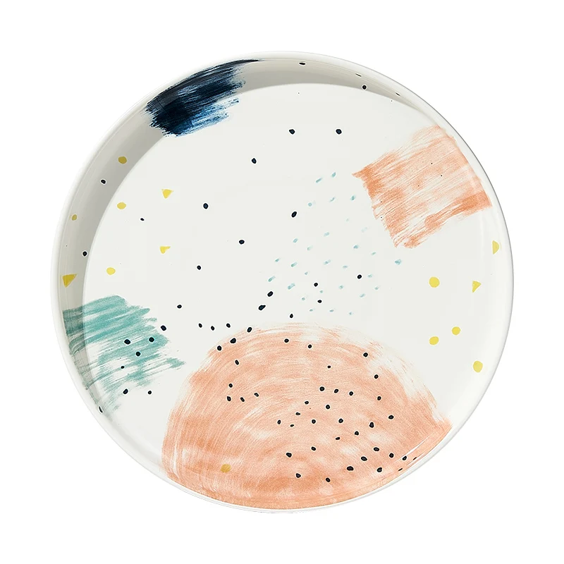 New Porcelain Dinner Plate Salad Plate Rice Bowl Hand-painted Round Bowl for Pasta Salad Porcelain Rice Bowl Kitchen Dinnerware 
New Porcelain Dinner Plate Salad Plate Rice Bowl Hand-painted Round Bowl for Pasta Salad Porcelain Rice Bowl Kitchen Dinnerware