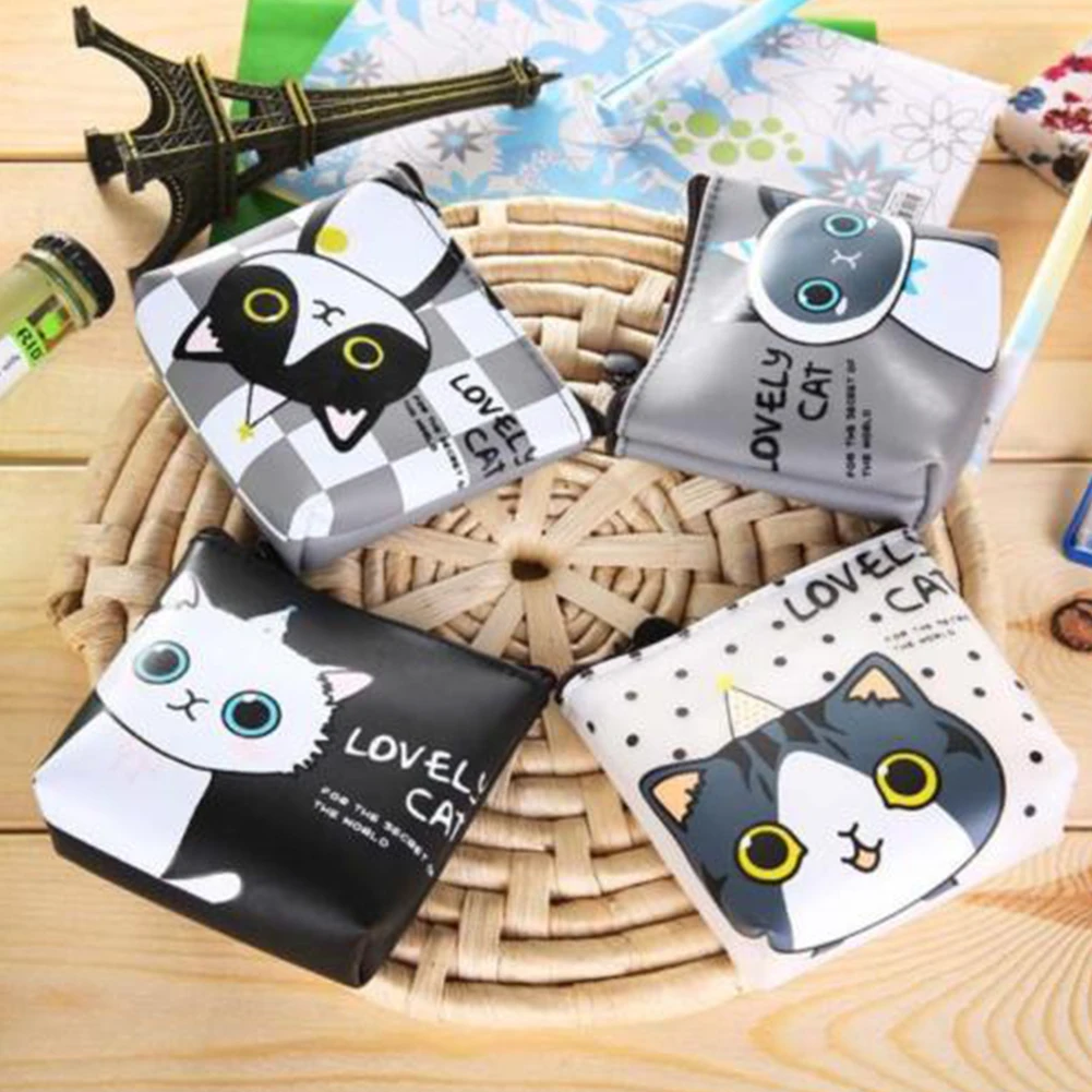 High Capacity PU Leather Women Girls Clutch Bag Key Card Holder Bag Cartoon Cute Cat Wallet Mini Purse Coin Bag
High Capacity PU Leather Women Girls Clutch Bag Key Card Holder Bag Cartoon Cute Cat Wallet Mini Purse Coin Bag