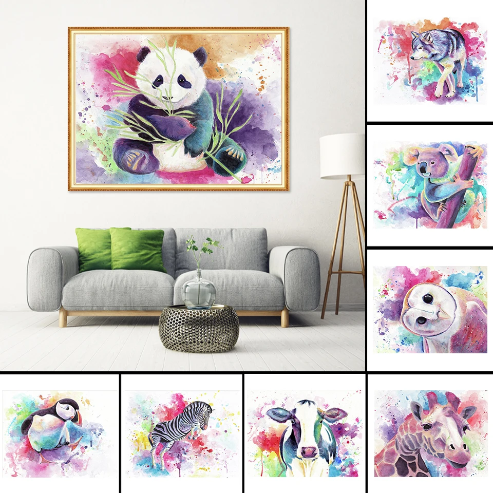 5D DIY Diamond Painting Animals Wolf Panda Cross Stitch Kit Full Drill Embroidery Mosaic Art Picture of Rhinestones New Arrival
5D DIY Diamond Painting Animals Wolf Panda Cross Stitch Kit Full Drill Embroidery Mosaic Art Picture of Rhinestones New Arrival