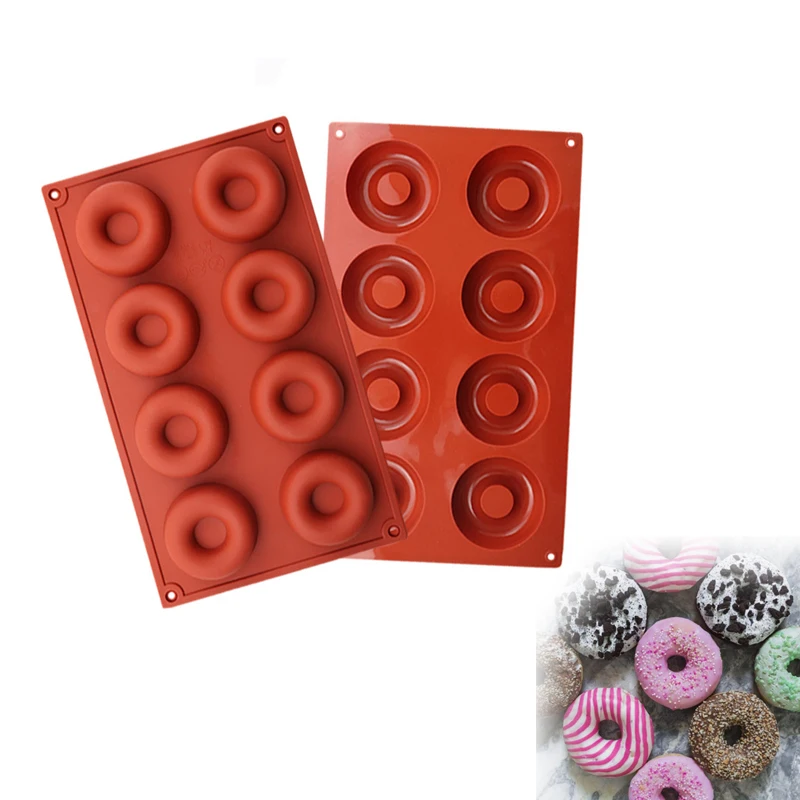 8 Cavity Silicone mini Donut Pan Muffin Cups Cake Baking Ring Biscuit Mold DIY Donut Maker Non-Stick Baking Decorating Tools
8 Cavity Silicone mini Donut Pan Muffin Cups Cake Baking Ring Biscuit Mold DIY Donut Maker Non-Stick Baking Decorating Tools