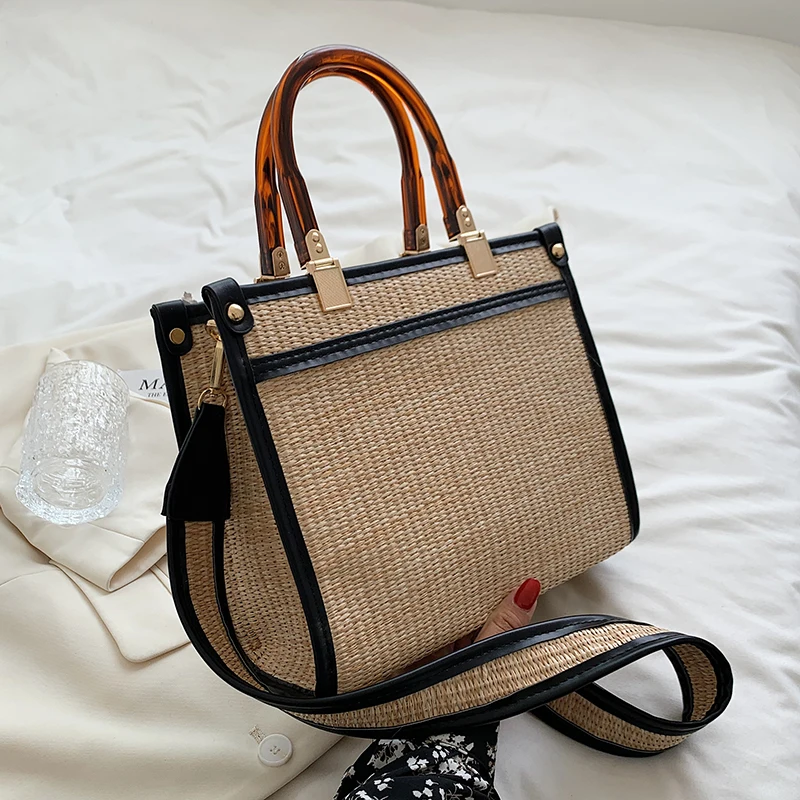 Women Bag Women Straw Crossbody Bags With Short Handle 2021 Summer Trends Purses And Handbags Branded Beach Travel Tote Bag
Women Bag Women Straw Crossbody Bags With Short Handle 2021 Summer Trends Purses And Handbags Branded Beach Travel Tote Bag