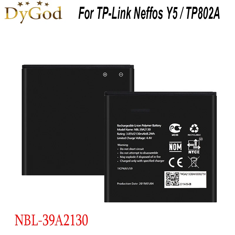 Аккумулятор NBL-39A2130 для TP-Link Neffos Y5/TP802A, 2130 мА · ч, мобильный телефон
Аккумулятор NBL-39A2130 для TP-Link Neffos Y5/TP802A, 2130 мА · ч, мобильный телефон