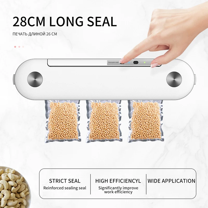 Electric Vacuum Sealer Machine Packaging Machine Food Saver Storage for Home Kitchen Vacuum Air Sealer Packer Pink US Plug 
Electric Vacuum Sealer Machine Packaging Machine Food Saver Storage for Home Kitchen Vacuum Air Sealer Packer Pink US Plug