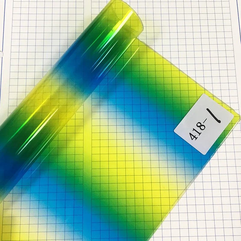 XHT-418 TPU transparent iridescent film dichroic lamination film for bags and decorations
XHT-418 TPU transparent iridescent film dichroic lamination film for bags and decorations