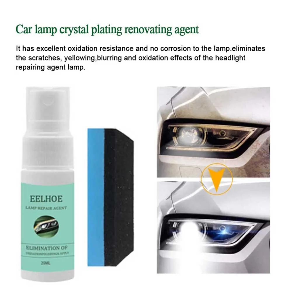 20ML Car Headlight Repair Renovation Car Light Repair Agent Windo Glass Cleaner Automotive Headlight Repair Fluid With Sponge
20ML Car Headlight Repair Renovation Car Light Repair Agent Windo Glass Cleaner Automotive Headlight Repair Fluid With Sponge