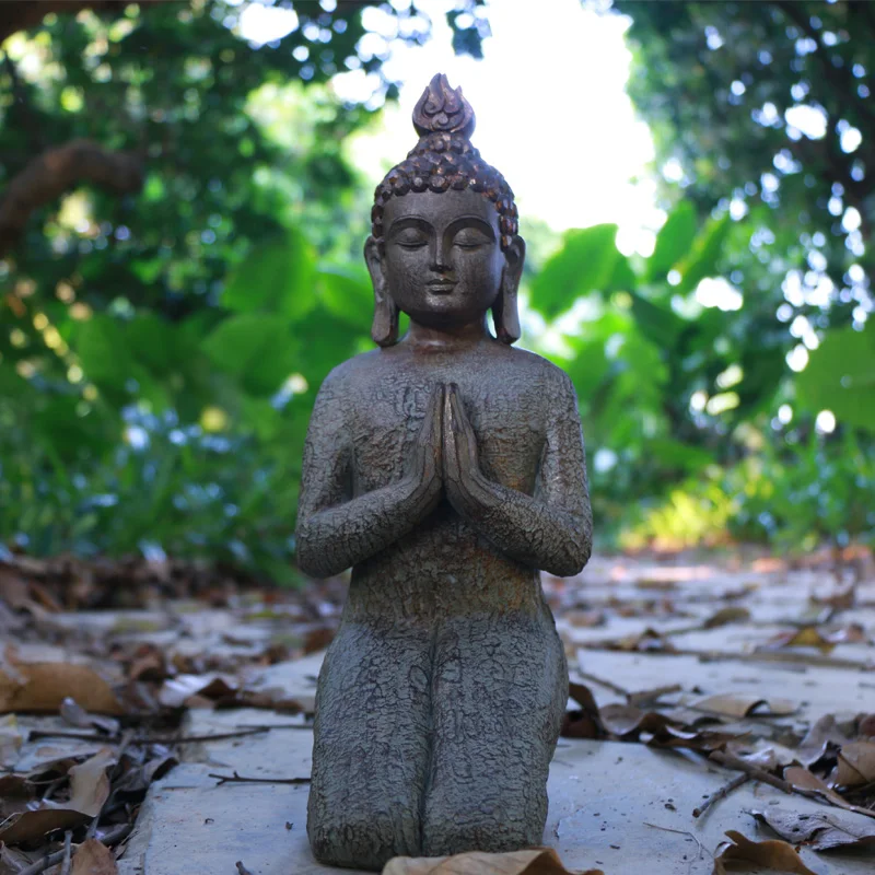 Статуэтка Будды для сада дружественная буддистская улицы сказочное украшение