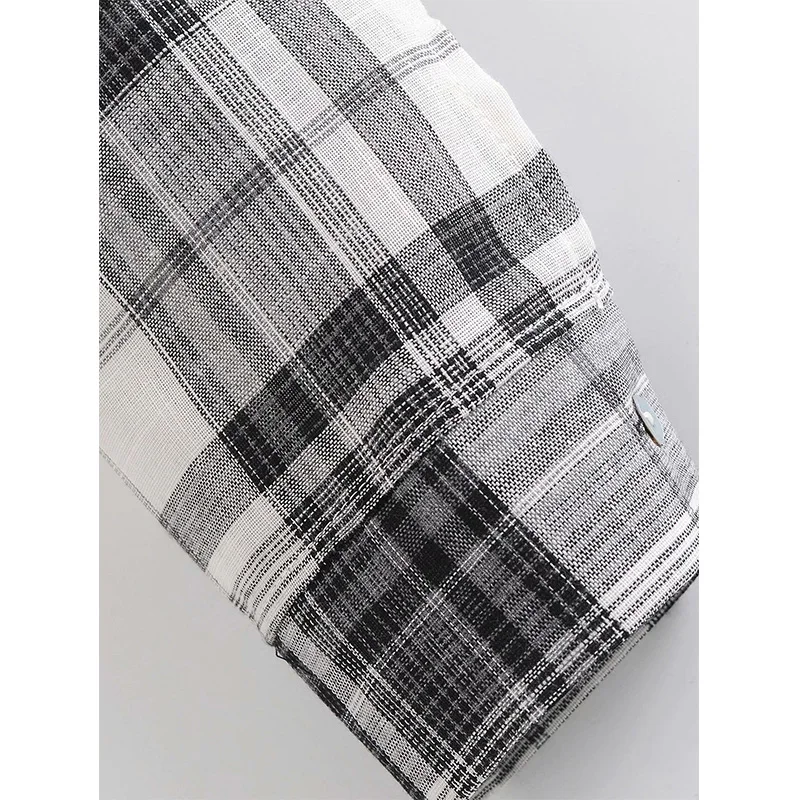 2020 New Women Plaid Button Shirt Long Sleeves Turn-Down Collar Short Shirt Female Fashion Casual Women Clothes
2020 New Women Plaid Button Shirt Long Sleeves Turn-Down Collar Short Shirt Female Fashion Casual Women Clothes